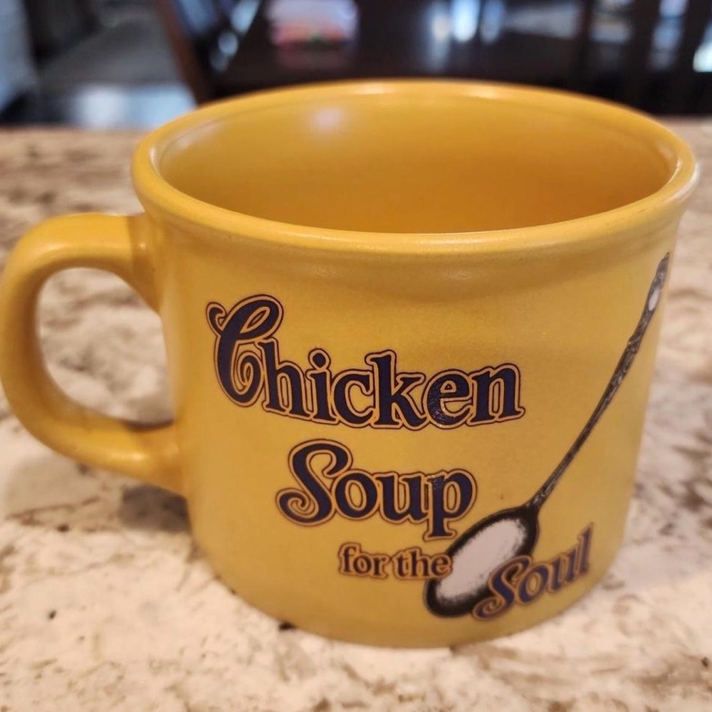 Chicken Soup for the Soul Yellow Mug Coffee Cup 2005